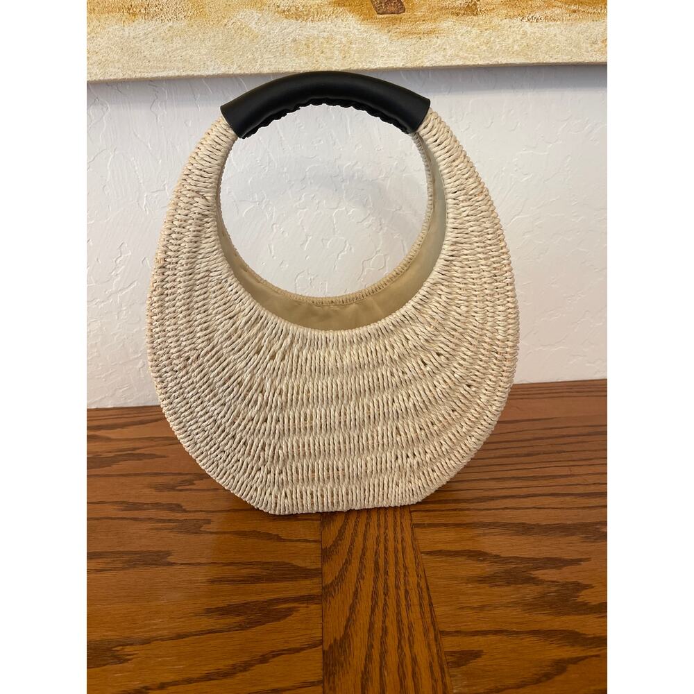 A New Day wicker circle bag